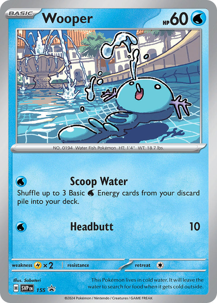 Wooper (155) [Scarlet & Violet: Black Star Promos] | Deep Dive Games St. Marys