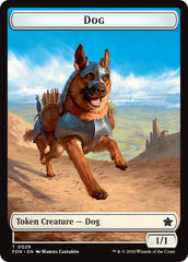 Dog // Beast (0033) Double-Sided Token [Foundations Tokens] | Deep Dive Games St. Marys