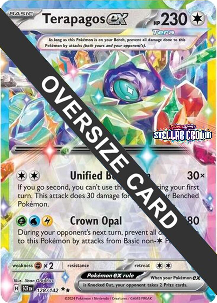 Terapagos ex (128/142) (Jumbo Card) [Scarlet & Violet: Black Star Promos] | Deep Dive Games St. Marys