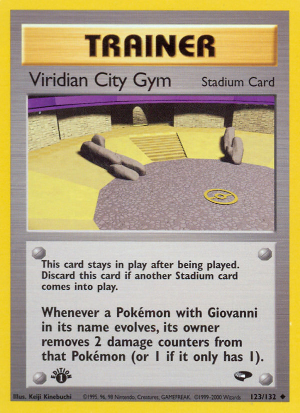 Viridian City Gym (123/132) [Gym Challenge 1st Edition] | Deep Dive Games St. Marys