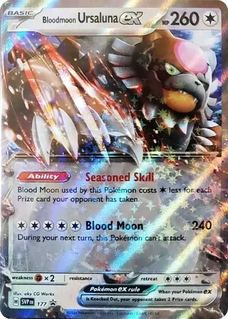 Bloodmoon Ursaluna ex (177) [Scarlet & Violet: Black Star Promos] | Deep Dive Games St. Marys