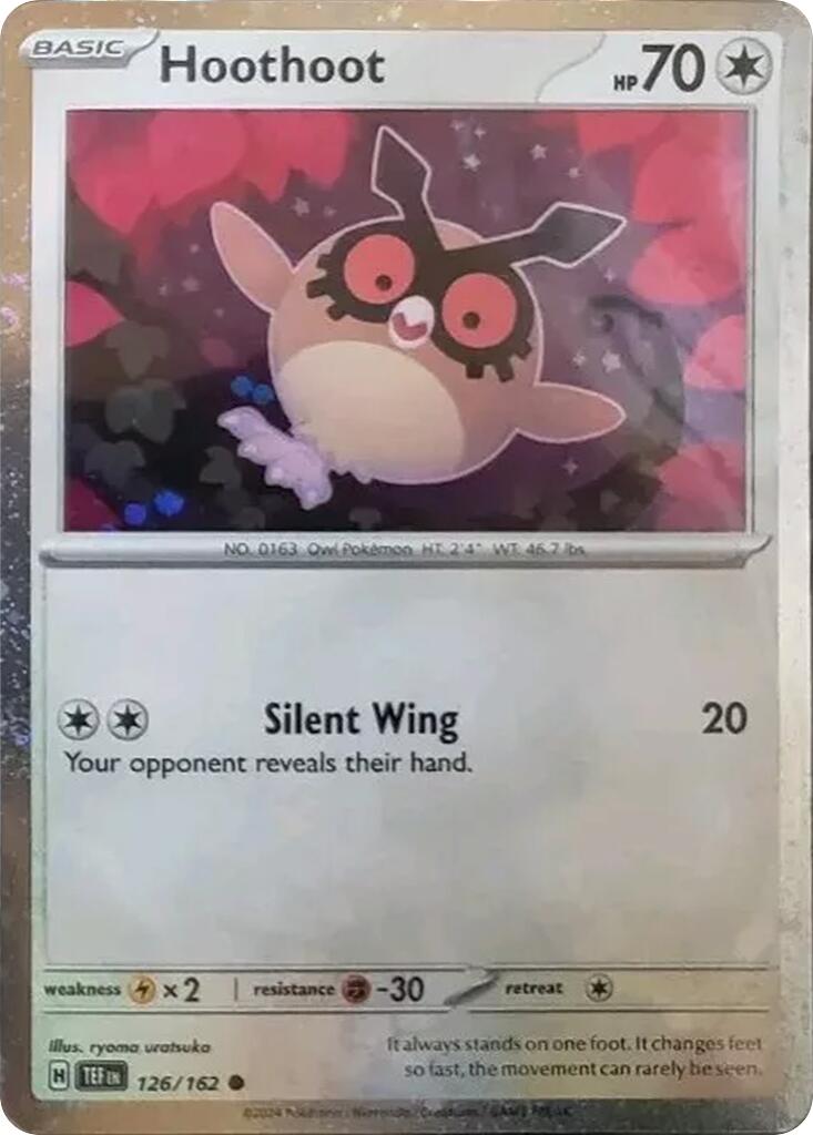 Hoothoot (126/162) (Cosmos Holo) [Scarlet & Violet: Black Star Promos] | Deep Dive Games St. Marys