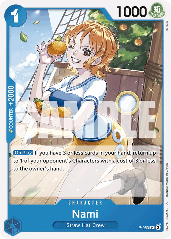 Nami (P-053) (Reprint) [Premium Booster -The Best-] | Deep Dive Games St. Marys