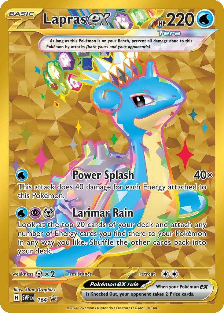 Lapras ex (164) [Scarlet & Violet: Black Star Promos] | Deep Dive Games St. Marys