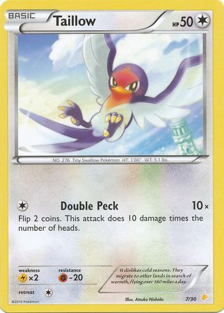 Taillow (7/30) [XY: Trainer Kit 3 - Pikachu Libre] | Deep Dive Games St. Marys