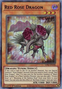 Red Rose Dragon (Purple) [LDS2-EN108] Ultra Rare | Deep Dive Games St. Marys