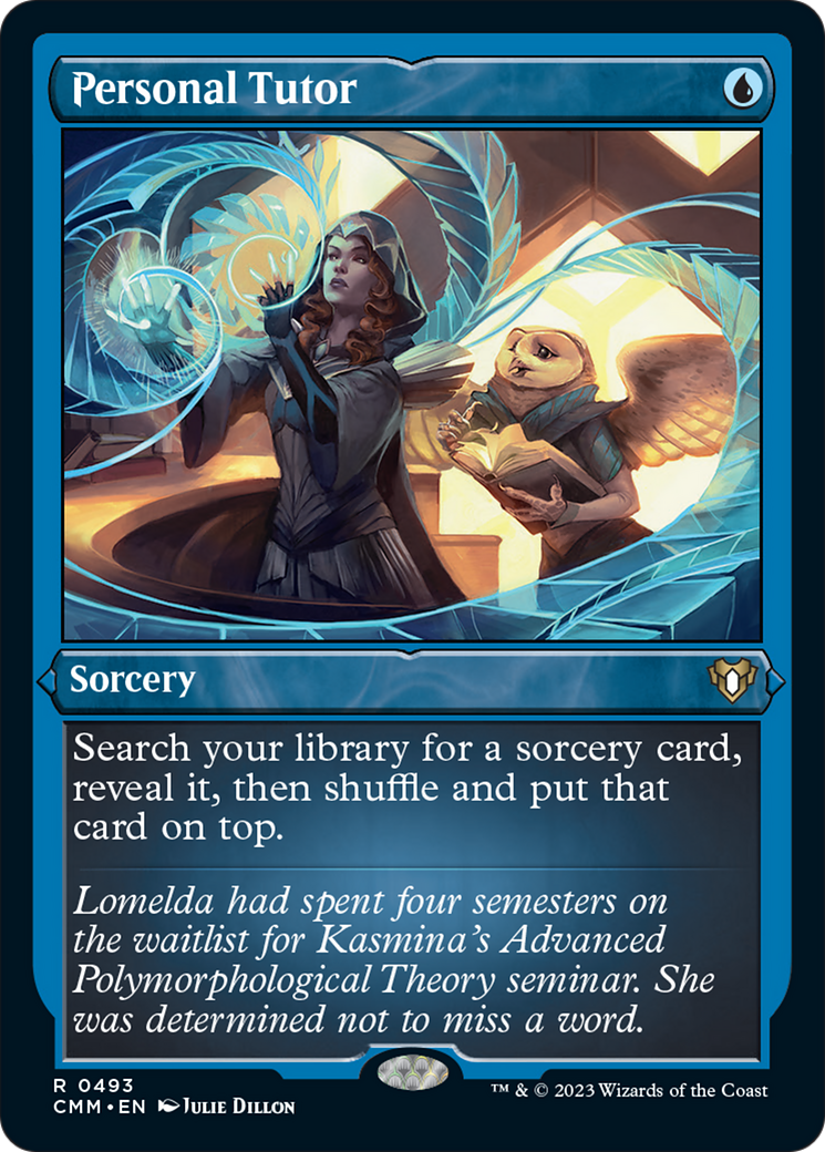 Personal Tutor (Foil Etched) [Commander Masters] | Deep Dive Games St. Marys