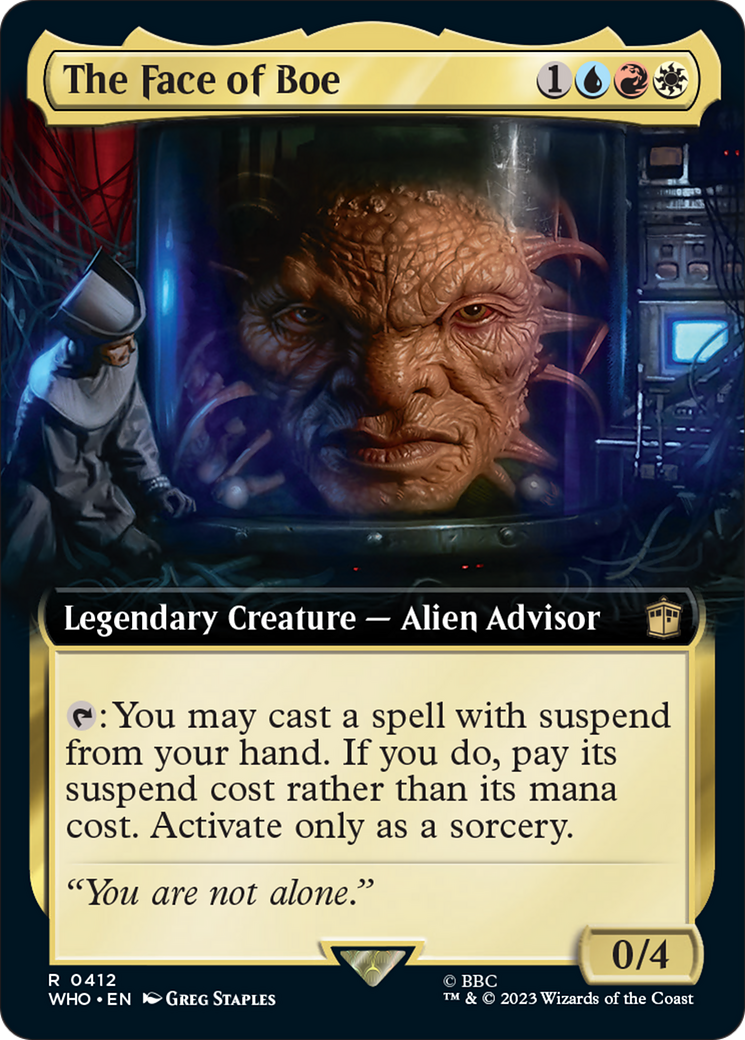 The Face of Boe (Extended Art) [Doctor Who] | Deep Dive Games St. Marys