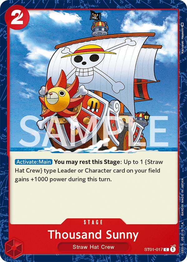 Thousand Sunny [Revision Pack Cards] | Deep Dive Games St. Marys