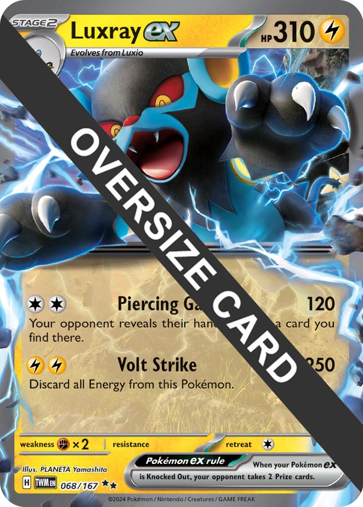 Luxray ex (068/167) (Jumbo Card) [Miscellaneous Cards] | Deep Dive Games St. Marys