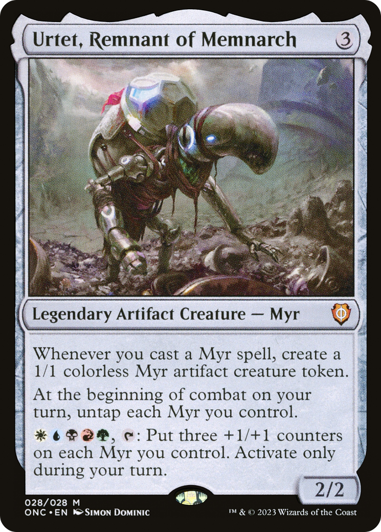 Urtet, Remnant of Memnarch [Phyrexia: All Will Be One Commander] | Deep Dive Games St. Marys