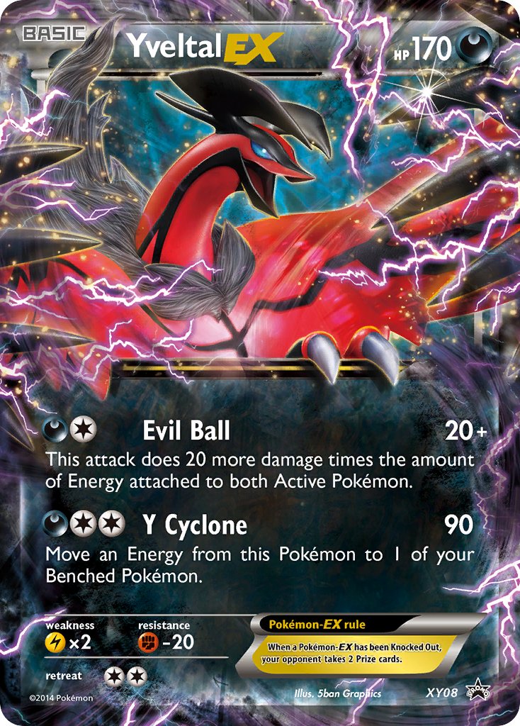 Yveltal EX (XY08) [XY: Black Star Promos] | Deep Dive Games St. Marys