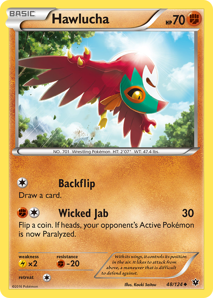 Hawlucha (48/124) [XY: Fates Collide] | Deep Dive Games St. Marys