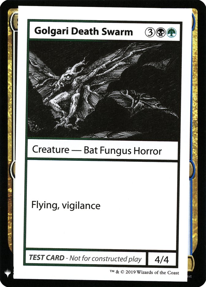 Golgari Death Swarm [Mystery Booster Playtest Cards] | Deep Dive Games St. Marys