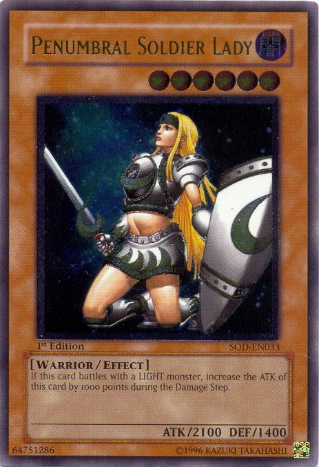 Penumbral Soldier Lady [SOD-EN033] Ultimate Rare | Deep Dive Games St. Marys