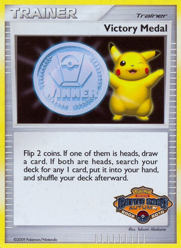 Victory Medal (2009-2010) (Battle Road Autumn) [League & Championship Cards] | Deep Dive Games St. Marys