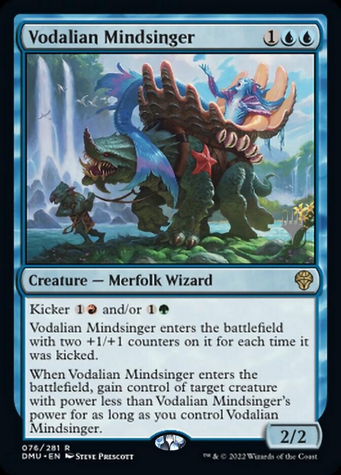 Vodalian Mindsinger (Promo Pack) [Dominaria United Promos] | Deep Dive Games St. Marys