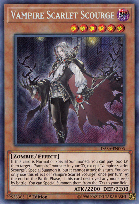 Vampire Scarlet Scourge [DASA-EN005] Secret Rare | Deep Dive Games St. Marys