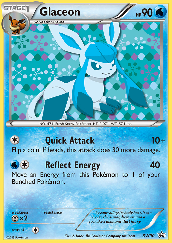 Glaceon (BW90) [Black & White: Black Star Promos] | Deep Dive Games St. Marys