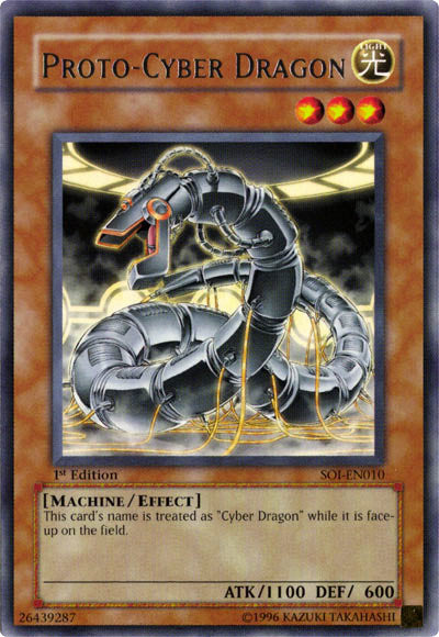 Proto-Cyber Dragon [SOI-EN010] Rare | Deep Dive Games St. Marys