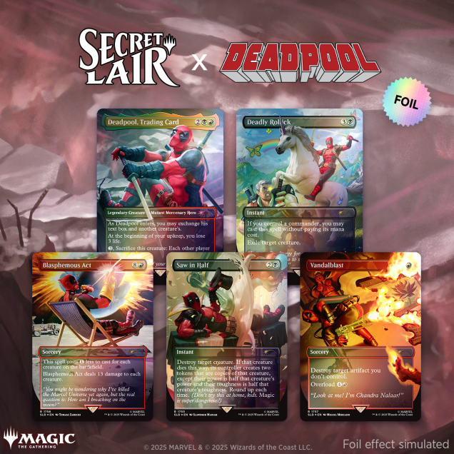 Secret Lair x Marvel's Deadpool - Foil | Deep Dive Games St. Marys