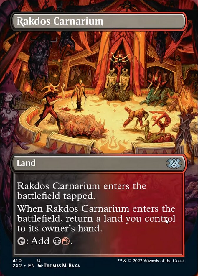 Rakdos Carnarium (Borderless Alternate Art) [Double Masters 2022] | Deep Dive Games St. Marys