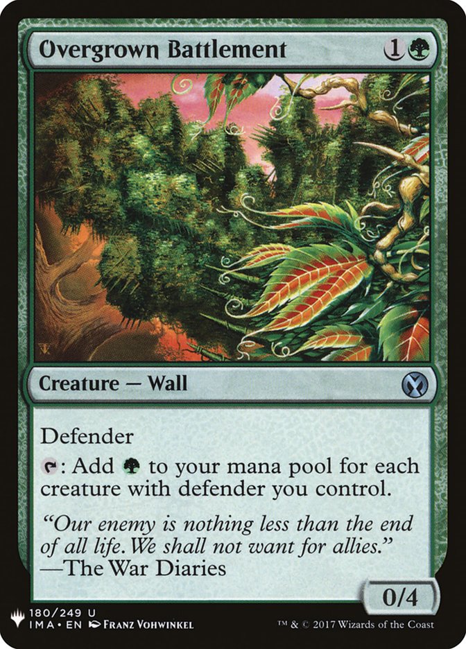 Overgrown Battlement [Mystery Booster] | Deep Dive Games St. Marys