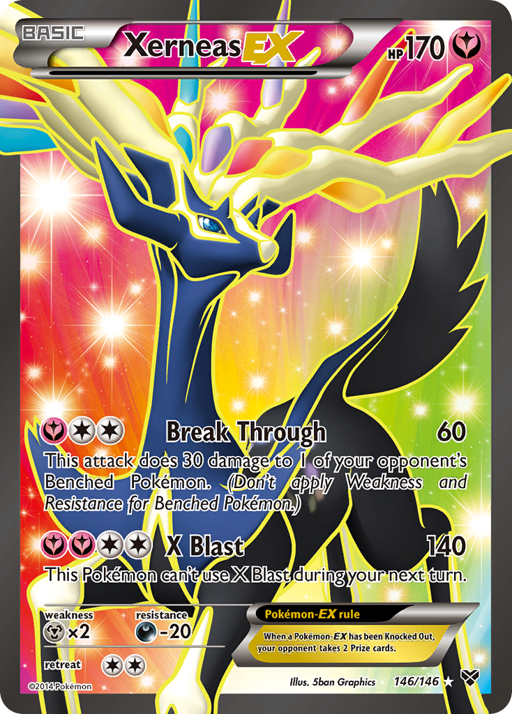 Xerneas EX (146/146) [XY: Base Set] | Deep Dive Games St. Marys