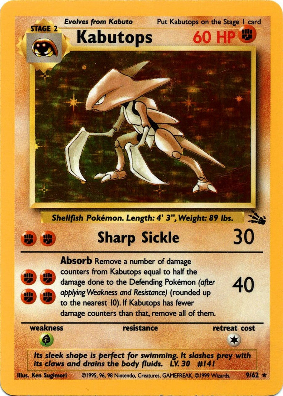 Kabutops (9/62) [Fossil Unlimited] | Deep Dive Games St. Marys