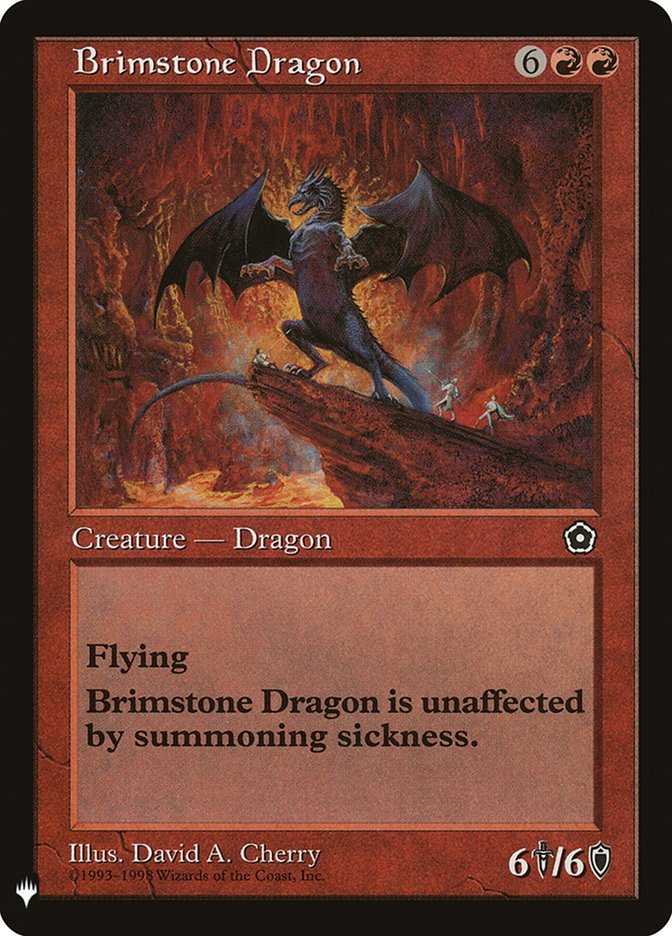 Brimstone Dragon [Mystery Booster] | Deep Dive Games St. Marys