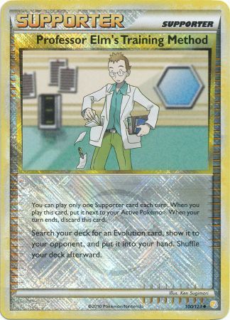 Professor Elm's Training Method (100/123) (League Promo) [HeartGold & SoulSilver: Base Set] | Deep Dive Games St. Marys