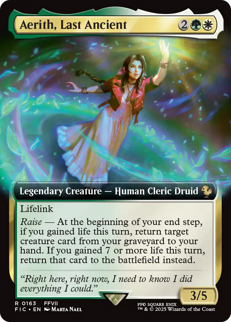 Aerith, Last Ancient (Extended Art) [FINAL FANTASY Commander] | Deep Dive Games St. Marys