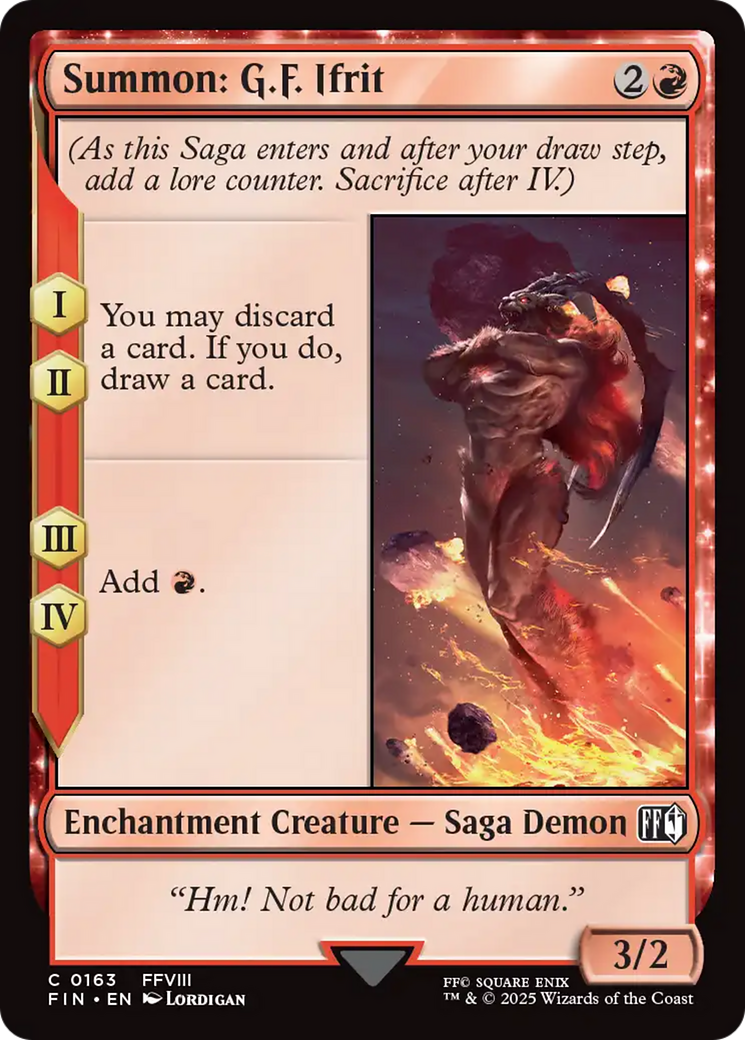 Summon: G.F. Ifrit [FINAL FANTASY] | Deep Dive Games St. Marys