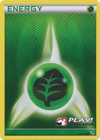 Grass Energy (105/114) (Play Pokemon Promo) [Black & White: Base Set] | Deep Dive Games St. Marys