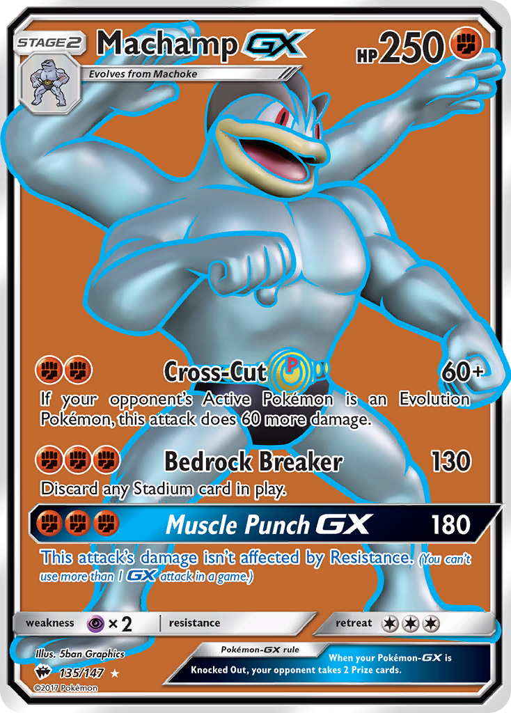 Machamp GX (135/147) [Sun & Moon: Burning Shadows] | Deep Dive Games St. Marys