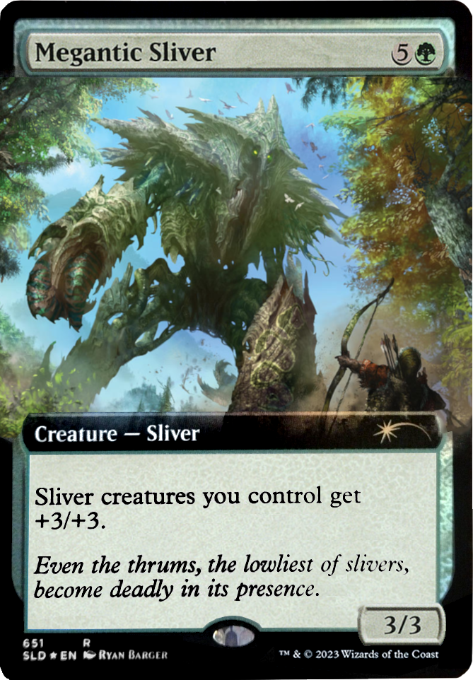 Megantic Sliver (Extended Art) [Secret Lair Drop Promos] | Deep Dive Games St. Marys