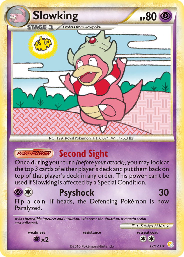 Slowking (12/123) [HeartGold & SoulSilver: Base Set] | Deep Dive Games St. Marys