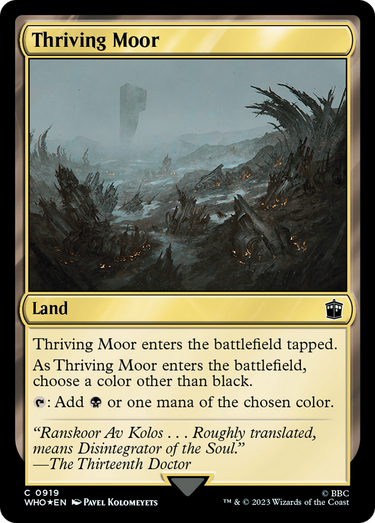 Thriving Moor (Surge Foil) [Doctor Who] | Deep Dive Games St. Marys