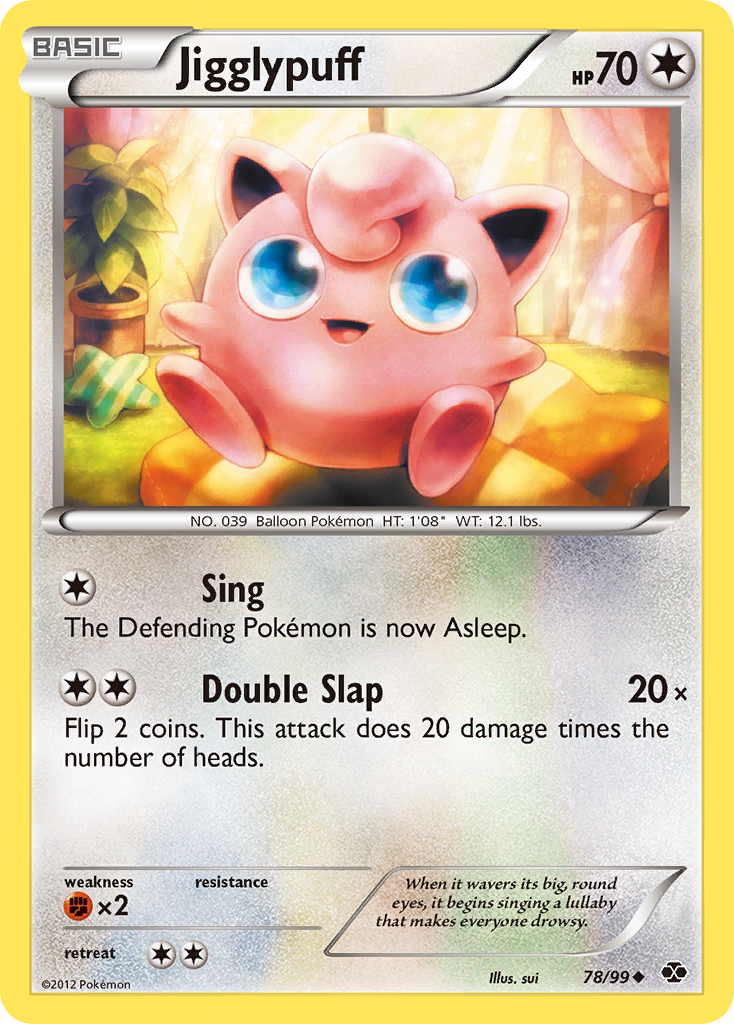 Jigglypuff (78/99) [Black & White: Next Destinies] | Deep Dive Games St. Marys