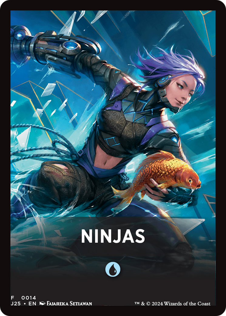 Ninjas Theme Card [Foundations Jumpstart Front Cards] | Deep Dive Games St. Marys