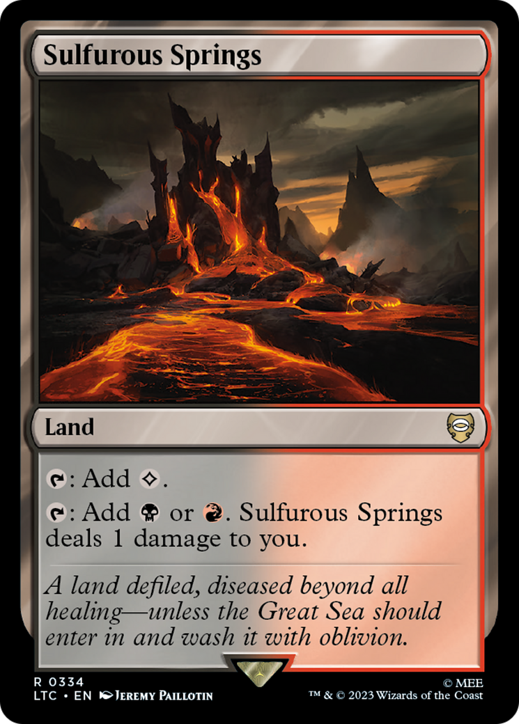 Sulfurous Springs [The Lord of the Rings: Tales of Middle-Earth Commander] | Deep Dive Games St. Marys