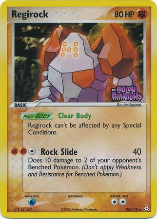 Regirock (28/110) (Stamped) [EX: Holon Phantoms] | Deep Dive Games St. Marys