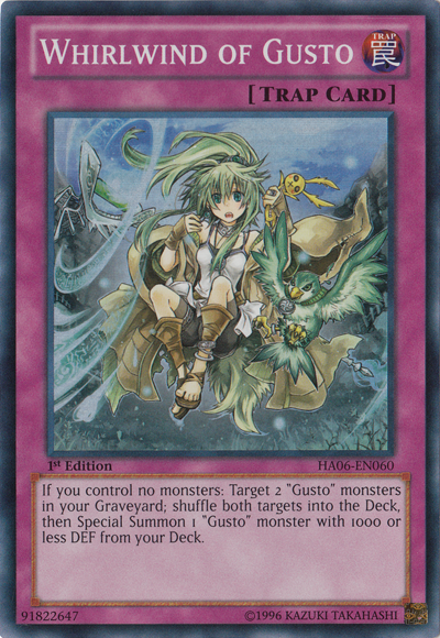 Whirlwind of Gusto [HA06-EN060] Super Rare | Deep Dive Games St. Marys