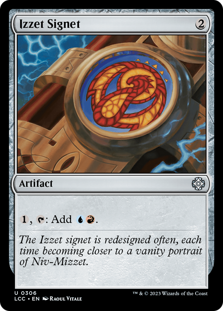 Izzet Signet [The Lost Caverns of Ixalan Commander] | Deep Dive Games St. Marys