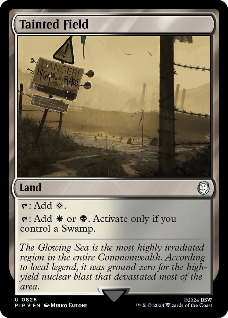 Tainted Field (Surge Foil) [Fallout] | Deep Dive Games St. Marys