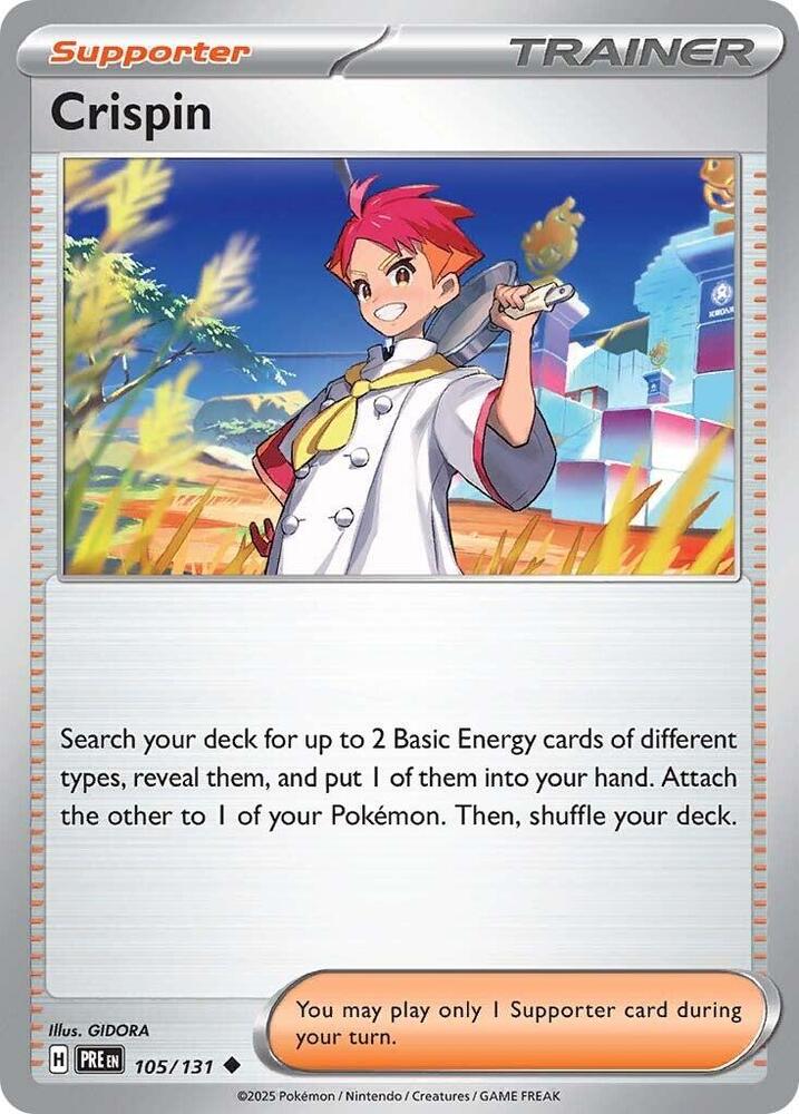 Crispin (105/131) [Scarlet & Violet: Prismatic Evolutions] | Deep Dive Games St. Marys