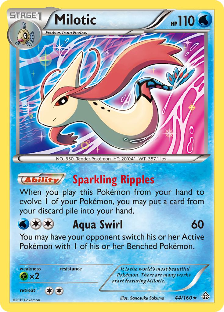 Milotic (44/160) [XY: Primal Clash] | Deep Dive Games St. Marys