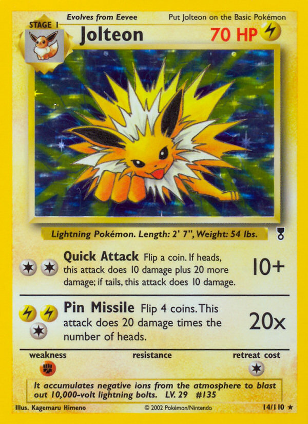 Jolteon (14/110) [Legendary Collection] | Deep Dive Games St. Marys