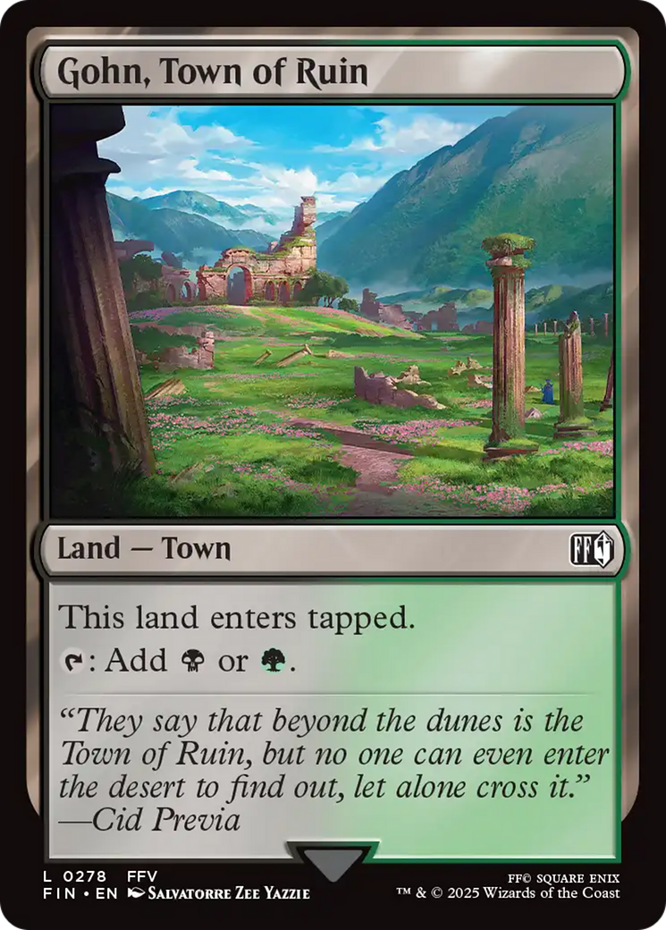 Gohn, Town of Ruin [FINAL FANTASY] | Deep Dive Games St. Marys