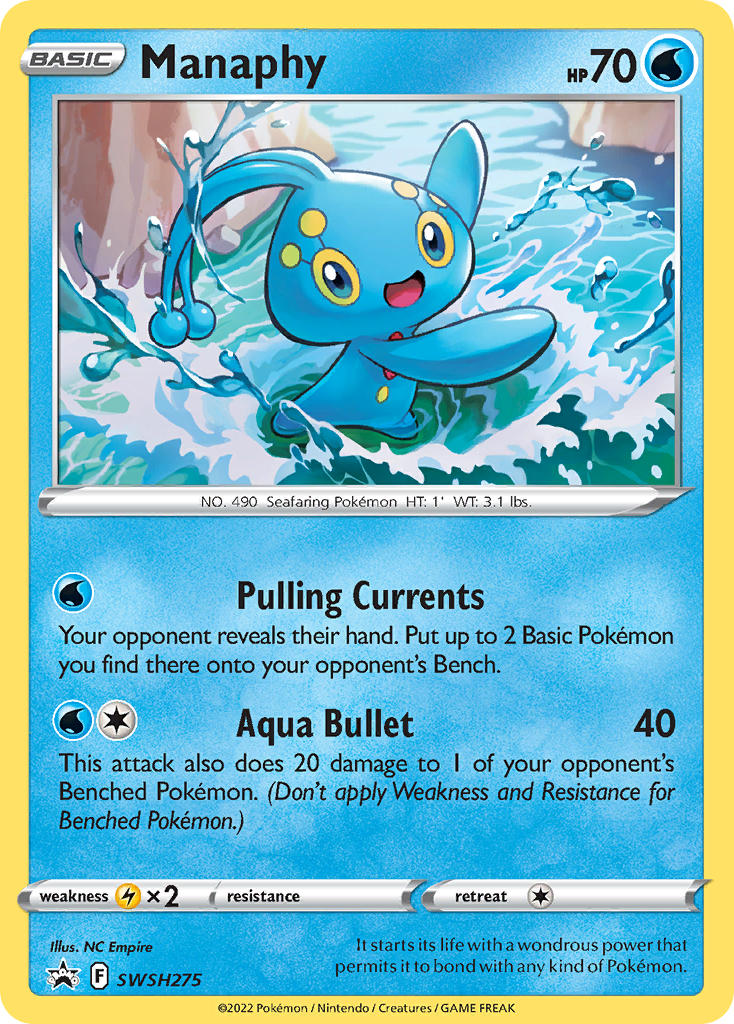 Manaphy (SWSH275) [Sword & Shield: Black Star Promos] | Deep Dive Games St. Marys